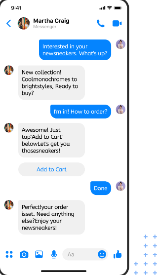 whatsapp scenarios mockup